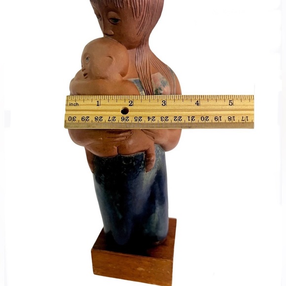 Noel Osteroff for Robert Maxwell Studio Mother and Child Statue - Picture 7 of 10